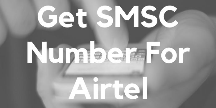 Airtel Message Center Number