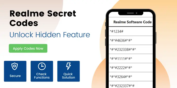 Realme Secret Codes